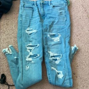 Super high waisted American eagle jeggings